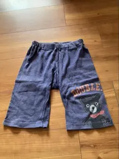 ミキハウス ダブルB ハーフパンツ 100 ビーくん ネイビー