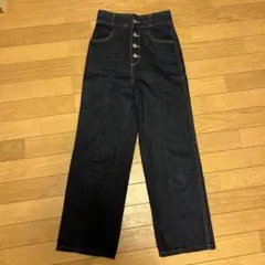 GUワイドデニム　XSサイズ