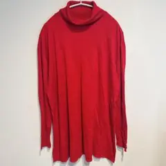 希少✨️APT.9【XXL】ニット 赤 タートルネック セーター レッド