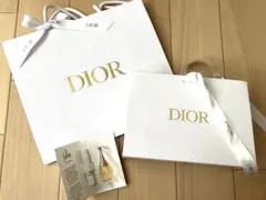 DIOR ショップ袋2点セットと香水サンプル