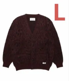 WACKO MARIA LEOPARD MOHAIR CARDIGAN