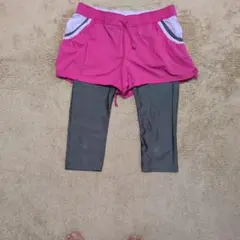 ピンク ショートパンツ レギンス セットのサムネイル