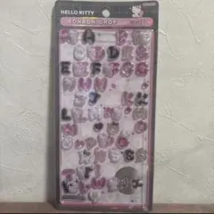 正規品　ボンボンドロップシール　もじ　ハローキティ　キティちゃん　クール　文字