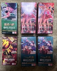 新品・未開封　テープ付き　ワンピースカード　BOX 6BOXまとめ売り