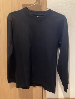 Hanes BEEFY-T 長袖 Tシャツ ブラック Sのサムネイル