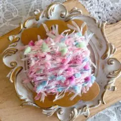 ながさたっぷり引き揃え糸5m "jelly beans" ファンシーヤーン