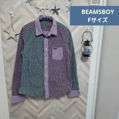 BEAMSBOY チェックシャツ Fサイズ 綿100%のサムネイル