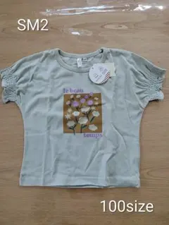 SM2　フラワーTシャツ 100サイズのサムネイル