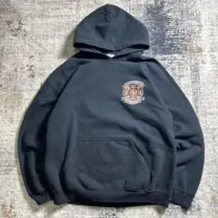 Good Print Hoode black スウェットパーカー バックプリント