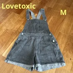 ラブトキシック　オーバーオールショートパンツ