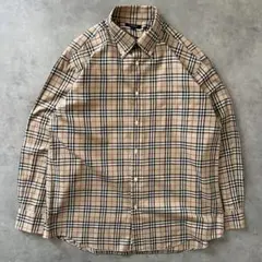【美品】 バーバリー ノバチェック 長袖 シャツ BURBERRY