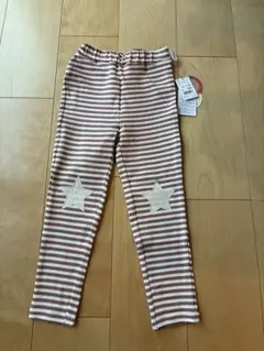 バースデイ　データテート　クリスマス　ボーダー レギンス　110 レッド