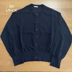 GU 薄手カーディガン 黒 Lサイズ