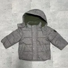 baby GAP フード付き中綿コート ダウンコート　ダウン　シルバー　グレー