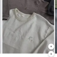 koko kids Tシャツ　アイボリー　タグ付き　新品未使用　xs