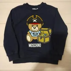 新品タグ付き moschino モスキーノ スウェット サッカー クマ 5A
