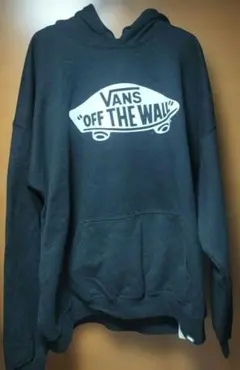 【スケーター必見】VANS 薄手パーカー　メンズXLサイズ
