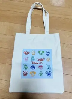 ☆未使用☆ ディズニー １００周年　刺繍　トートバッグ　ミッキー　手提げ
