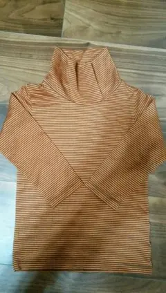★最終価格★ユニクロ　タートルネック ボーダーヒートテック　サイズ80♪