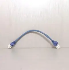 エレコム LANケーブル cat6 15cm 青 LD-GPT/BU015/RS