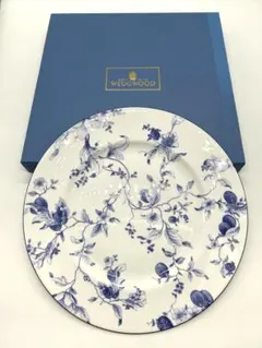 英国製　美品　ウェッジウッド ブループラム　ウィンザートレイ 皿　プレート 廃盤品】WEDGWOODウェッジウッド ブループラム ウィンザー