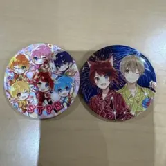すとぷり　莉犬、るぅと 缶バッジ 2個セット