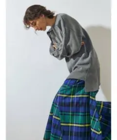 【UN3D. 】アンスリード　チェック ギャザースカート