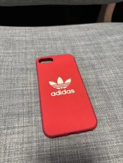 adidas iPhoneケース iPhone8 サイン付き 赤