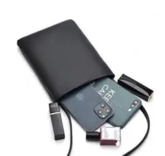 合成皮革 ショルダーバッグ ブラック・ブラウン