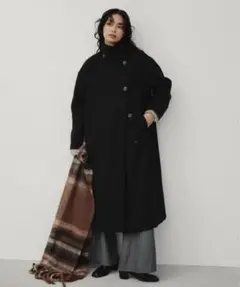 スタンドカラー3wayロングコート