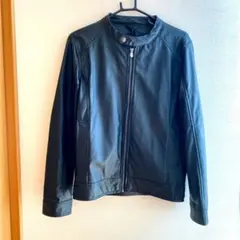 レディース アウター ライダース フェイクレザー