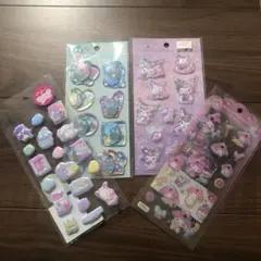 サンリオ　ウォーターシール　ぷくっとシール　ドロップジェリー　他