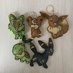 ポケモン ラメ キラキラキーホルダー まとめ売り