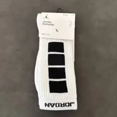 【新品】Jordan Everyday ソックス XL ホワイト/ブラック