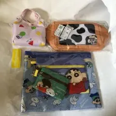 [未使用] クレヨンしんちゃん キャラクターグッズ 3点セット