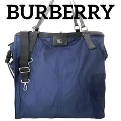 良品 大容量 Burberry バーバリー トートバッグ ショルダーバッグ
