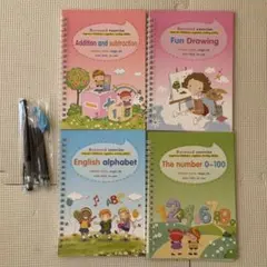 魔法 ドリル まほうのドリル 専用ペン 練習帳 学習 ノート ワークブック 幼児