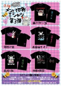 0.1gの誤算 メンバー別Tシャツ第3弾 (河村友雪)