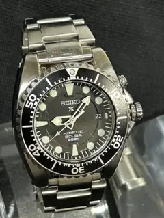 【二次電池新品】完動美品 SEIKO KINETICダイバー 5M62-0BL0 2025年最新】5M62-0BL0の人気アイテム - メルカリ