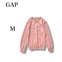 『ギャップ』 Vネックニット セーター 【M】 イタリアンメリノウール 薄手