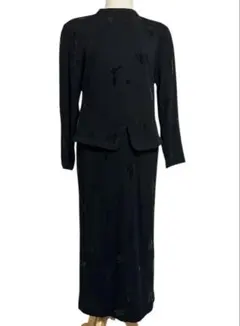 MOSTRARE 日本製　ブラウス　スカート　セットアップ　フォーマル　ブラック