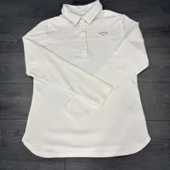 Callaway レディース 長袖ポロシャツ ホワイト