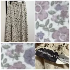 REQUIREMENTS 小花柄スカート 古着 ヴィンテージ LL