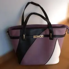 デザイン トートバッグ　持ち手難あり