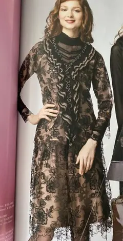 【新品タグ付き】Rossa インポートロッサ　シースルーアウター　花柄レース 2025年最新】インポートロッサの人気アイテム - メルカリ