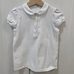 MIKI HOUSE 半袖ポロシャツ 120cm ホワイト