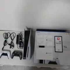 PlayStation5 本体 + コントローラー2つ、配信カメラ、専用イヤホン