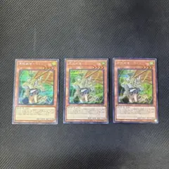 遊戯王カード　憑依装着-ウィン　絵違い　シークレットレア　3枚セット