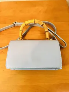 バンブーバック　ショルダーバック　イタリア製　メゾンヴァンサン