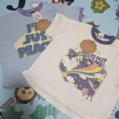 【新品】Pcky 半袖シャツ　90＆100の2着セット